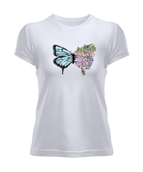 Tisho - Kelebek tasarım Kadın Tişört