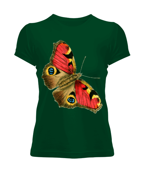 Tisho - Kelebek tasarımı Kadın Tişört
