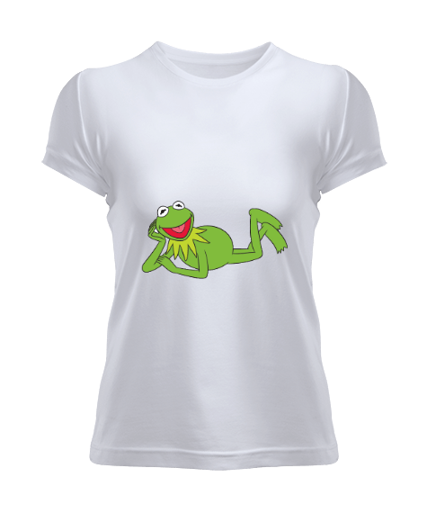Tisho - Kermit Kurbağa Tişört Kadın Tişört