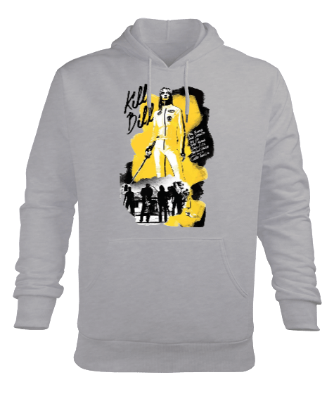 Tisho - Kill Bill Tasarım Baskılı Erkek Kapüşonlu Hoodie Sweatshirt