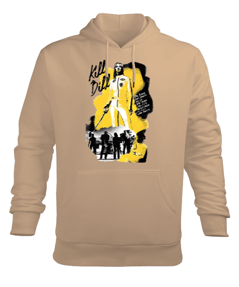 Tisho - Kill Bill Tasarım Baskılı Erkek Kapüşonlu Hoodie Sweatshirt