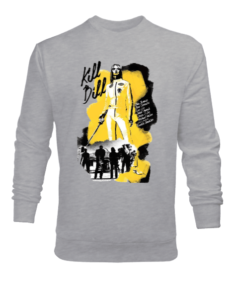 Tisho - Kill Bill Tasarım Baskılı Erkek Sweatshirt