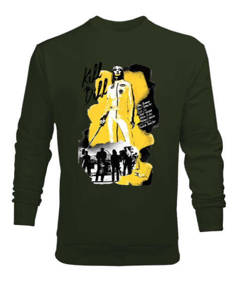 Tisho - Kill Bill Tasarım Baskılı Erkek Sweatshirt