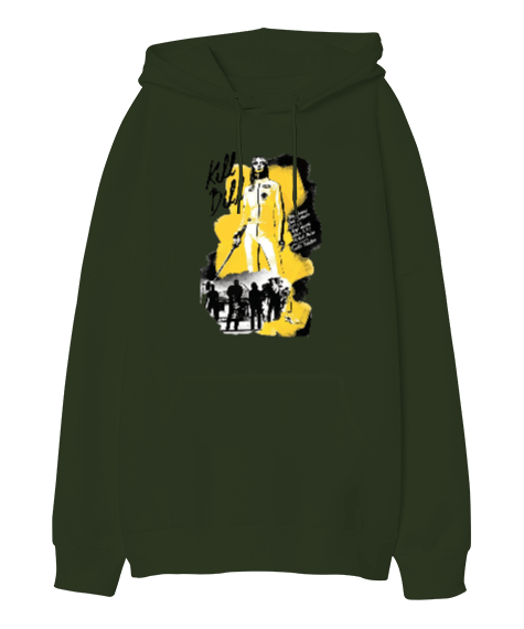 Tisho - Kill Bill Tasarım Baskılı Oversize Unisex Kapüşonlu Sweatshirt