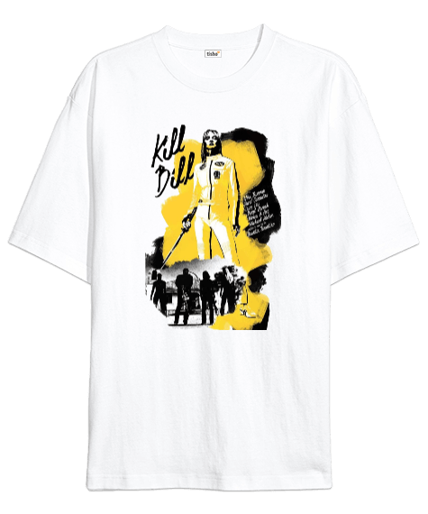 Tisho - Kill Bill Tasarım Baskılı Oversize Unisex Tişört