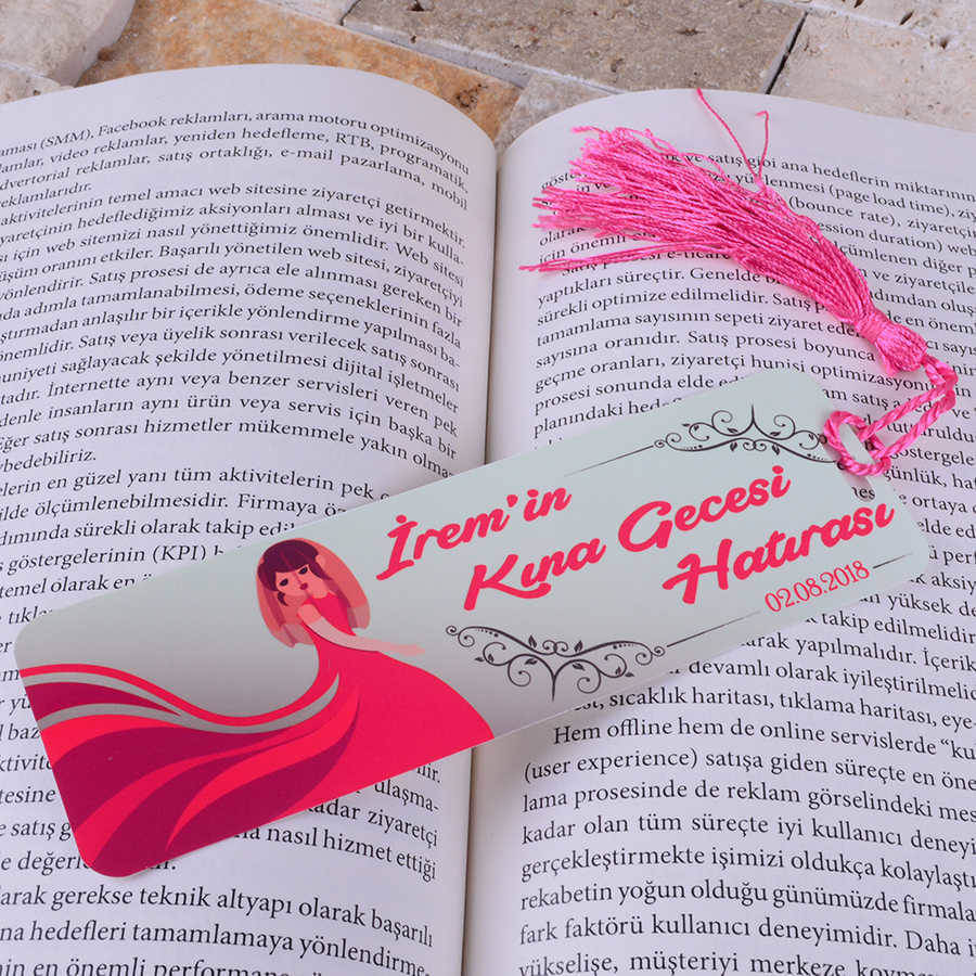 Tisho - Kına Gecesi Hediye Kitap Ayracı