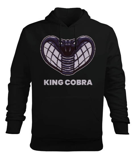 Tisho - King Cobra Erkek Kapüşonlu Hoodie Sweatshirt