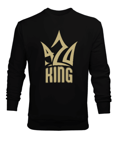 Tisho - King Crown Erkek Sweatshirt