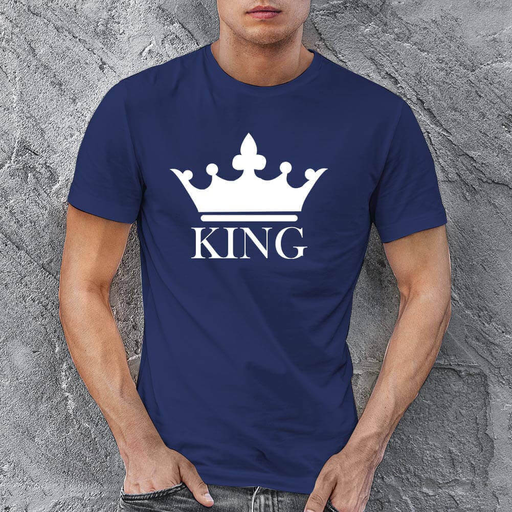 King Erkek Tişört - Tekli Kombin