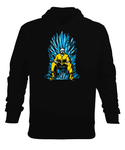 Tisho - King Of the Walter White Erkek Kapüşonlu Hoodie Sweatshirt