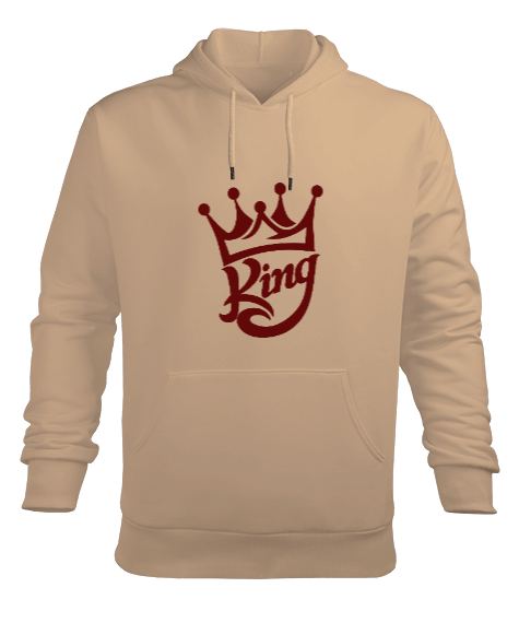 Tisho - King X Erkek Kapüşonlu Hoodie Sweatshirt