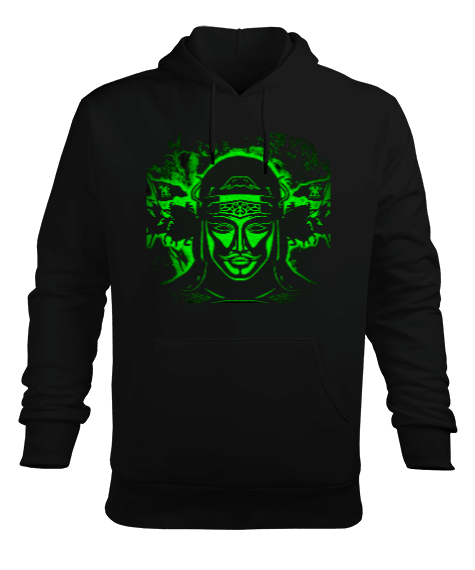 Kıpçaklar ve Göktürkler Erkek Kapüşonlu Hoodie Sweatshirt - Tisho