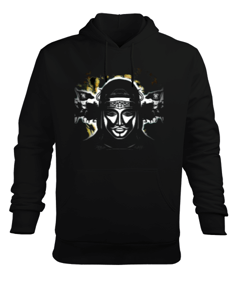 Kıpçaklar ve Göktürkler Erkek Kapüşonlu Hoodie Sweatshirt - Tisho