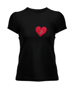 Kırık Kalp Kadın Tişört - Tisho