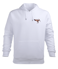 Kırmızı Ejderha Red Dragon Erkek Kapüşonlu Hoodie Sweatshirt - Tisho