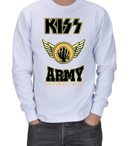 Tisho - kıss army ERKEK SWEATSHIRT