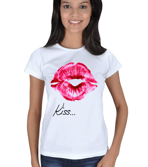 Tisho - Kiss Me Baby Kadın Tişört
