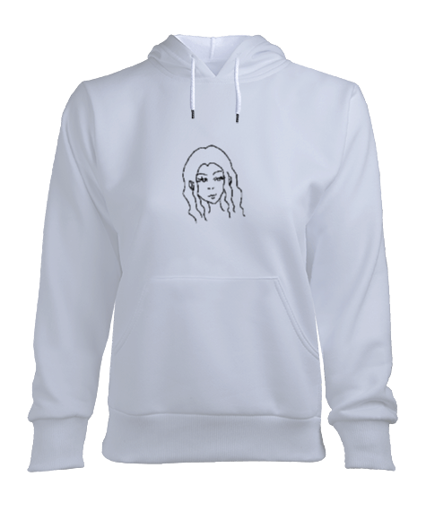 Tisho - Kız 1 Kadın Kapşonlu Hoodie Sweatshirt