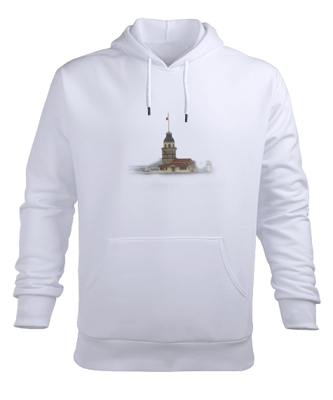 Tisho - Kız Kulesi Erkek Kapüşonlu Hoodie Sweatshirt