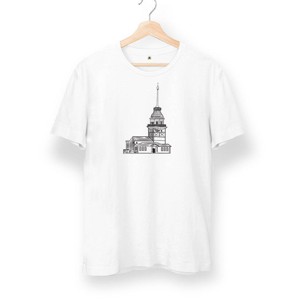 Tisho - Kız Kulesi Unisex Kısa Kol Tişört