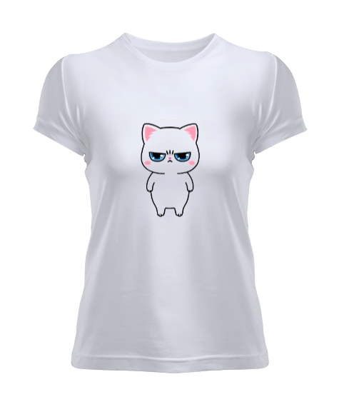 Tisho - Kızgın kedi tasarımlı Kadın Tişört