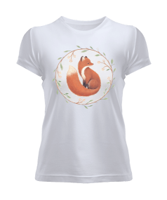 Kızıl Tilki Kadın Tişört - Tisho