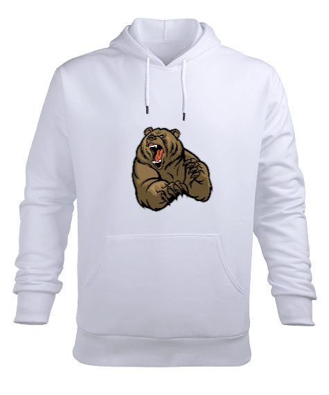 Tisho - Koca Ayı Erkek Kapüşonlu Hoodie Sweatshirt