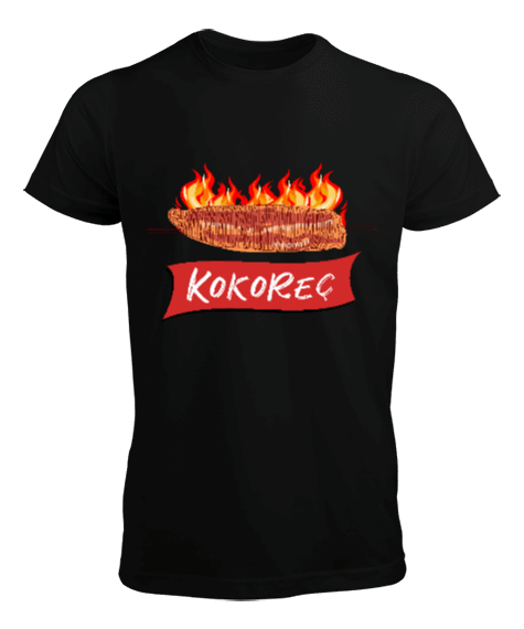 Tisho - Kokoreç logo. Erkek Tişört