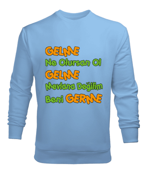 Tisho - Komik fıkra baskılı erkek Erkek Sweatshirt