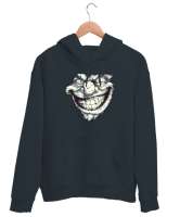 Komik Surat - Face Füme Unisex Kapşonlu Sweatshirt - Tisho