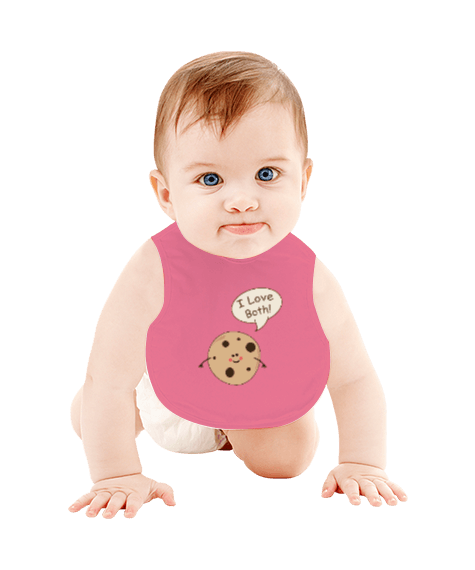 Tisho - Konuşan kurabiye Bebek Mama Önlüğü