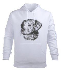Tisho - Köpek desenli Erkek Kapüşonlu Hoodie Sweatshirt