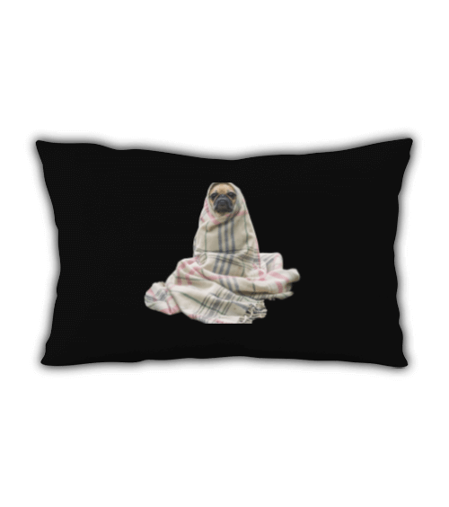 Tisho - Köpek Resimli Dıkdörtgen Yastık Uyku Yastık Kılıfı