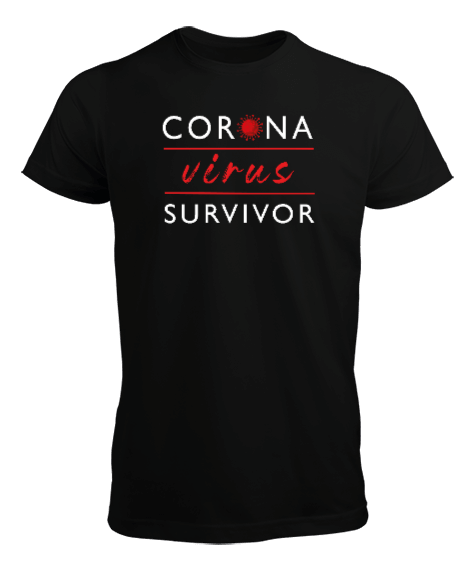 Tisho - Korona Virus Survivor Erkek Tişört