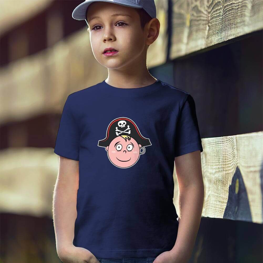 Tisho - Korsan Erkek Çocuk Tişört - Tekli Kombin