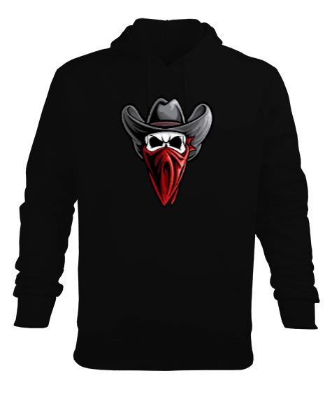 Tisho - Kovboy görselli hoodie Erkek Kapüşonlu Hoodie Sweatshirt Erkek Kapüşonlu Hoodie Sweatshirt