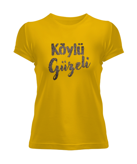 Tisho - Köylü Güzeli Sarı Kadın Tişört