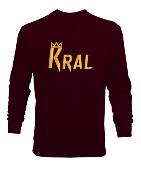 Tisho - Kral Bordo Erkek Sweatshirt