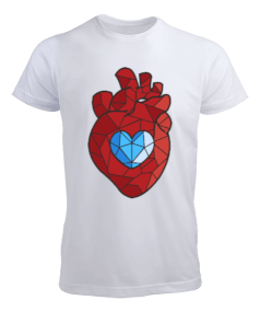 Kristal Kalp Vektör Erkek Tişört - Tisho