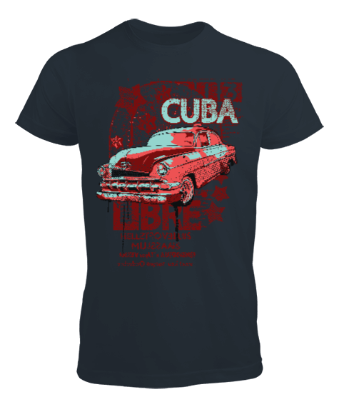 Tisho - Küba Libre Tasarım Baskılı Erkek Tişört