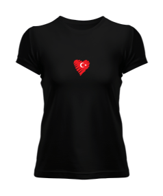 Küçük kalp Kadın Tişört - Tisho