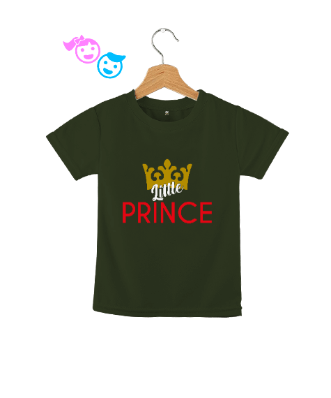 Tisho - Küçük Prens Haki Yeşili Çocuk Unisex