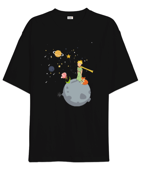 Tisho - Küçük Prens - Little Prince - OneArtTasarım Oversize Unisex Tişört