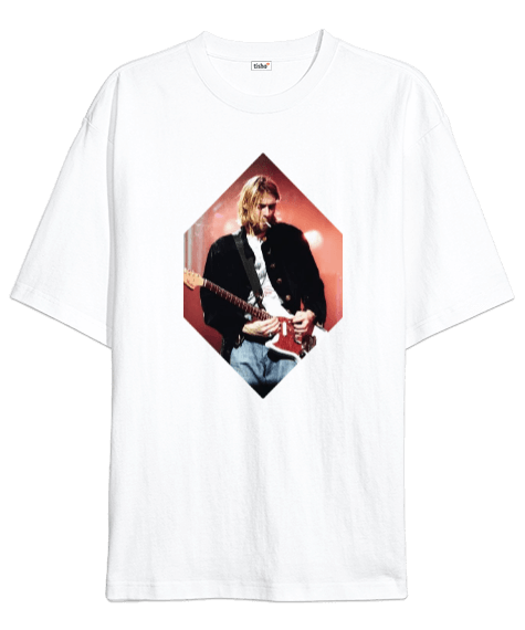 Tisho - Kurt Cobain Nirvana v1 Oversize Unisex Tişört