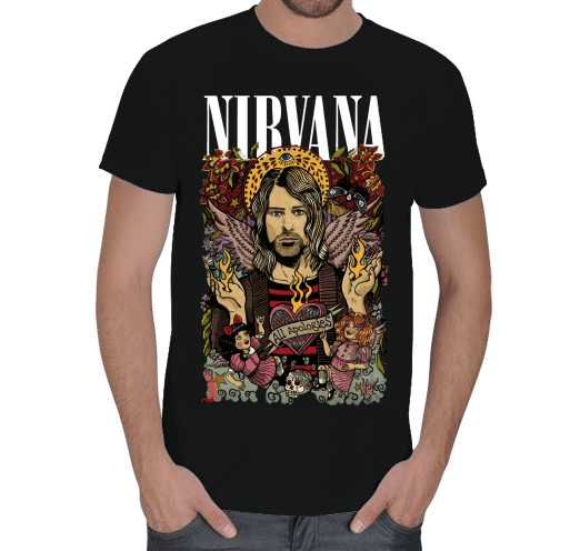 Kurt Cobain Tişört Erkek Tişört