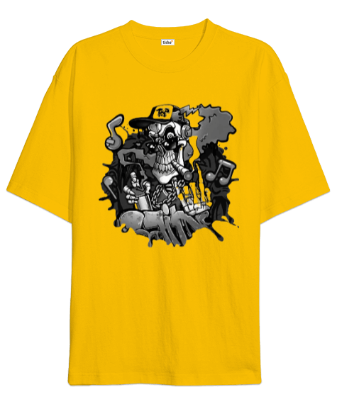 Tisho - Kuru Kafa Oversize Unisex Tişört