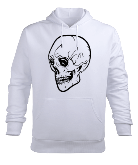 Tisho - Kurukafa Erkek Kapüşonlu Hoodie Sweatshirt