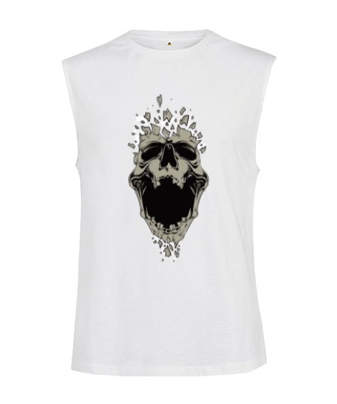 Tisho - Kurukafa Kesik Kol Unisex Tişört