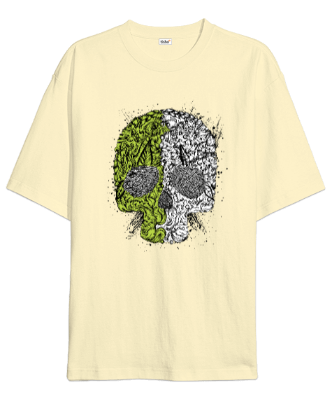 Tisho - Kurukafa Oversize Unisex Tişört
