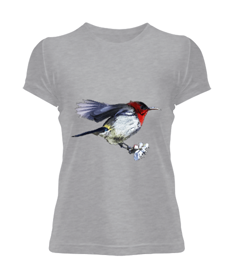 Tisho - Kuş ve Çiçek Kadın Tişört